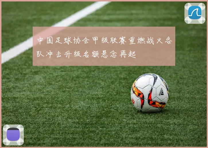 中国足球协会甲级联赛重燃战火各队冲击升级名额悬念再起