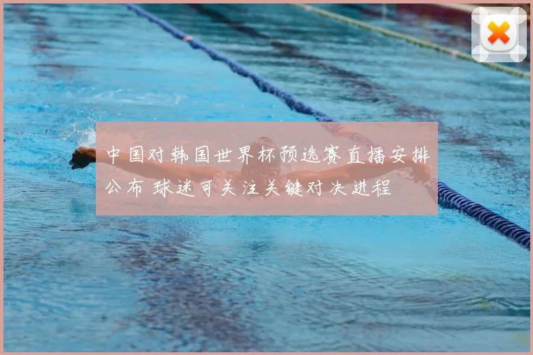中国对韩国世界杯预选赛直播安排公布 球迷可关注关键对决进程